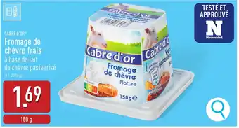 ALDI Fromage de chèvre frais aanbieding