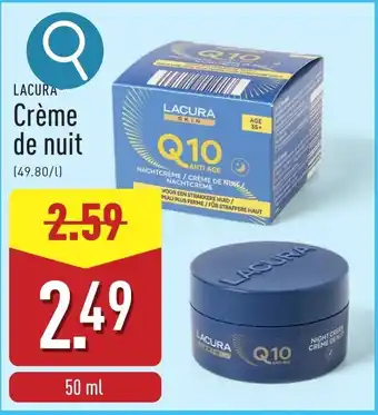 ALDI Crème de nuit aanbieding