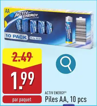 ALDI Piles AA, 10 pcs aanbieding