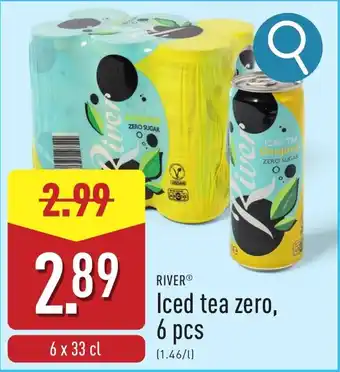 ALDI Iced tea zero aanbieding