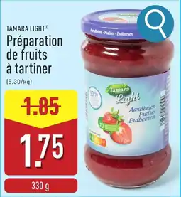 ALDI Préparation de fruits à tartiner aanbieding