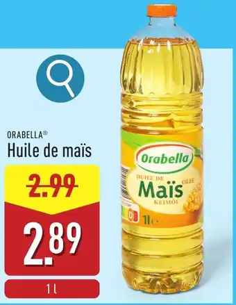 ALDI Huile de maïs aanbieding