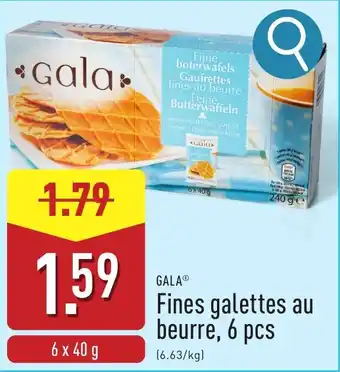 ALDI Fines galettes au beurre aanbieding