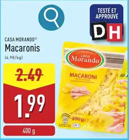 ALDI Macaronis aanbieding