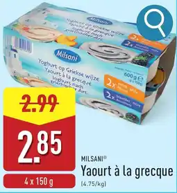 ALDI Yaourt à la grecque aanbieding