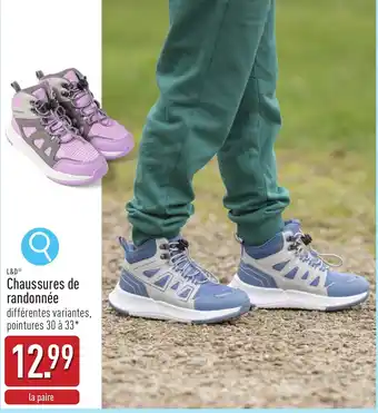 ALDI Chaussures de randonnée aanbieding