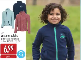 ALDI Veste en polaire aanbieding