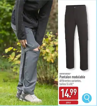 ALDI Pantalon modulable aanbieding