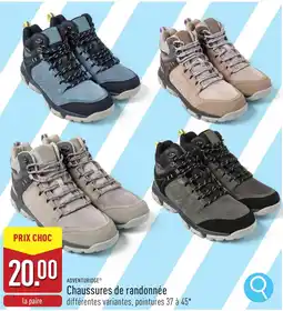 ALDI Chaussures de randonnée aanbieding