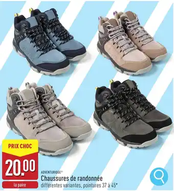 ALDI Chaussures de randonnée aanbieding