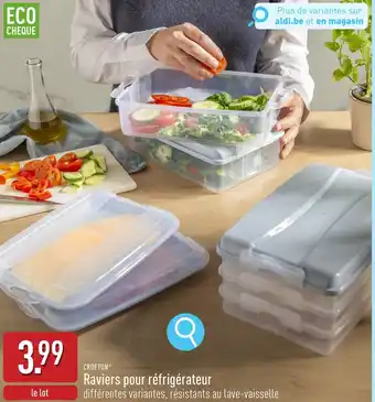 ALDI Raviers pour réfrigérateur aanbieding