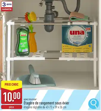 ALDI Étagère de rangement sous évier aanbieding