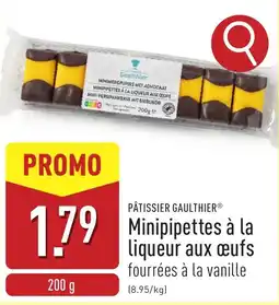 ALDI Minipipettes à la liqueur aux œufs aanbieding