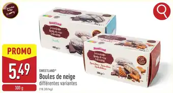 ALDI Boules de neige aanbieding