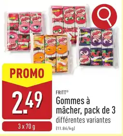 ALDI Gommes à mâcher aanbieding