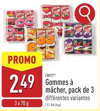 ALDI Gommes à mâcher aanbieding