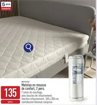 ALDI Matelas en mousse de confort aanbieding