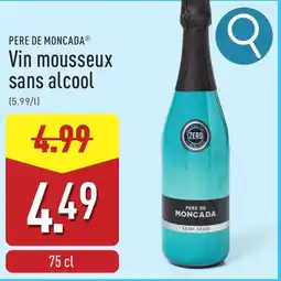 ALDI Vin mousseux sans alcool aanbieding