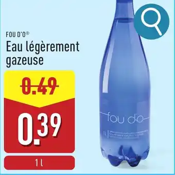 ALDI Eau légèrement gazeuse aanbieding