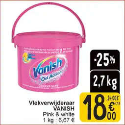 Cora Vlekverwijderaar Vanish aanbieding