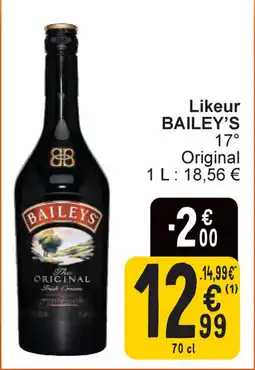 Cora Likeur Bailey's aanbieding