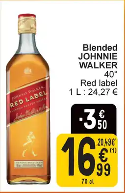 Cora Blended Johnnie Walker aanbieding