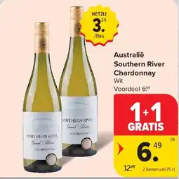 Carrefour Australië Southern River Chardonnay aanbieding