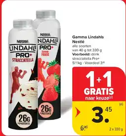 Carrefour Gamma Lindahls Nestlé aanbieding