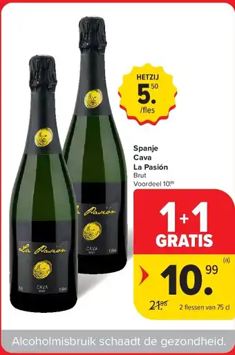 Carrefour Spanje Cava La Pasión aanbieding