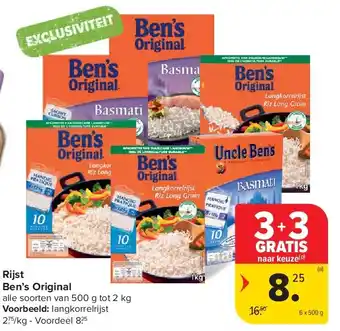 Carrefour Rijst Ben’s Original aanbieding