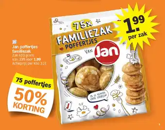 Albert Heijn Jan poffertjes familiezak aanbieding