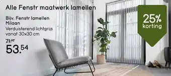 Leen Bakker Fenstr lamellen Milaan aanbieding