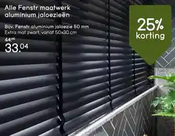 Leen Bakker Fenstr aluminium jaloezie 50 mm aanbieding