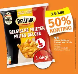 Albert Heijn Belviva Belgische frieten L size 1.6 kilo aanbieding