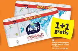 Albert Heijn Nalys vochtvangers mega-pack 8 rollen aanbieding