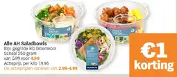 Albert Heijn Alle AH Saladbowls aanbieding