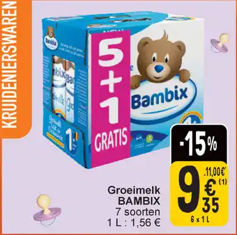 Cora Groeimelk Bambix aanbieding