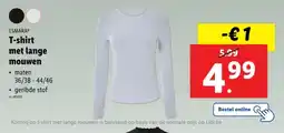 Lidl T-shirt met lange mouwen aanbieding