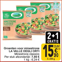 Cora Groenten voor minestrone la valle degli orti aanbieding