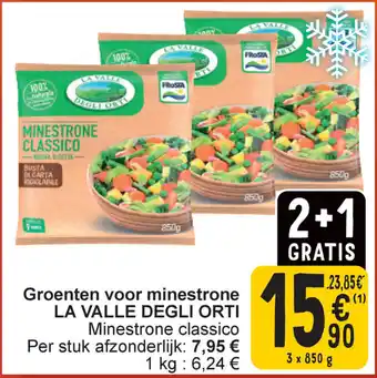 Cora Groenten voor minestrone la valle degli orti aanbieding