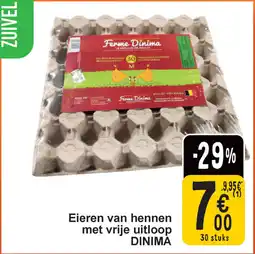 Cora Eieren van hennen met vrije uitloop dinima aanbieding