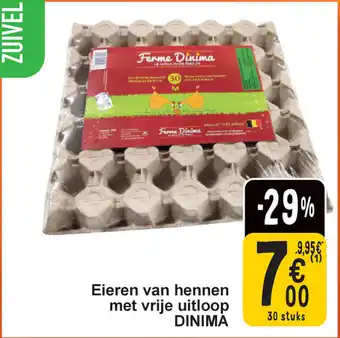 Cora Eieren van hennen met vrije uitloop dinima aanbieding