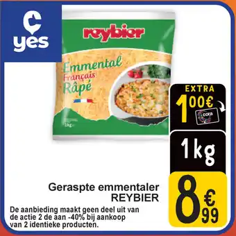 Cora Geraspte emmentaler reybier aanbieding