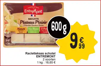 Cora Raclettekaas schotel entremont aanbieding