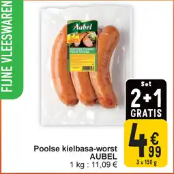 Cora Poolse kielbasa worst aubel aanbieding