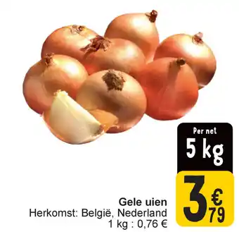 Cora Gele uien aanbieding