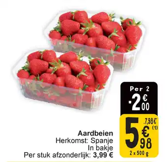 Cora Aardbeien aanbieding