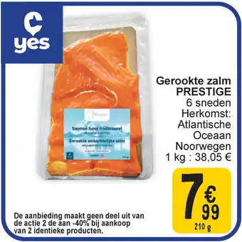 Cora Gerookte zalm prestige aanbieding