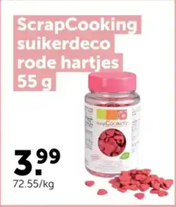 AVEVE ScrapCooking suikerdeco rode hartjes aanbieding