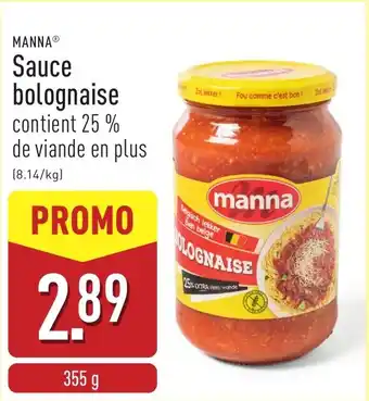 ALDI Sauce bolognaise aanbieding